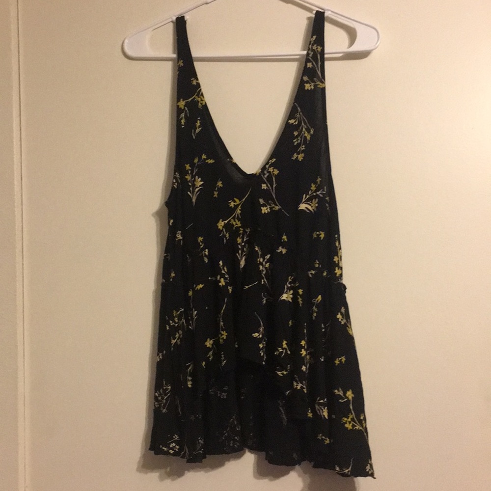 Urban outfitters floral dressy tank